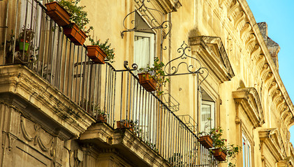 In the old town of Lecce Puglia Italy