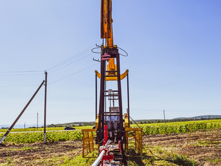 Pumping unit as the oil pump installed on a well