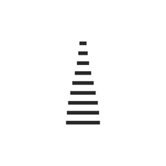 Wine bottle icon. Alcohol drink symbol. Logo design element