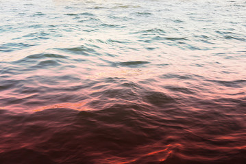 ocean water and sea wave pattern in colorful image