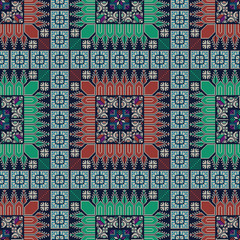 Obraz premium Palestinian embroidery pattern 288