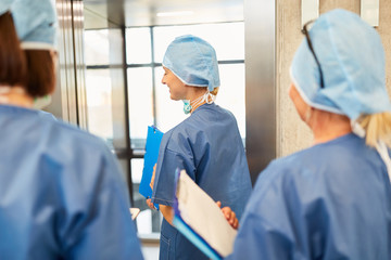 Group of surgeons in the emergency room