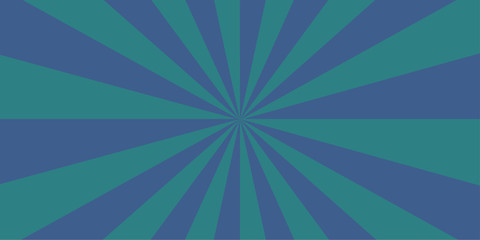Sun burst background Green and blue halo