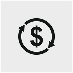 money convert icon vector illustration sign