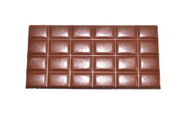 chocolate isolated on white background