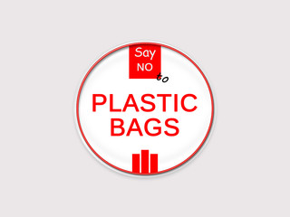 Say no to plastic bags.