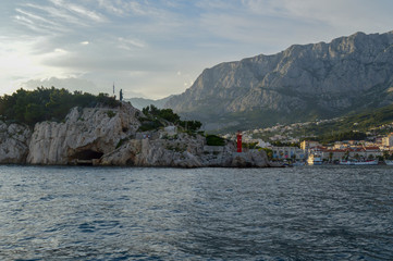 Panoramic view of Makarska riviera