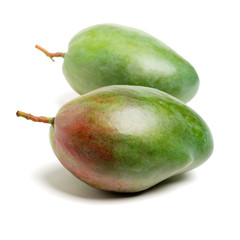 mangos on white background 
