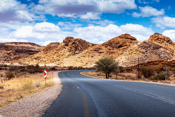road in mountains