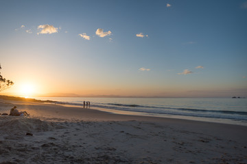 Fototapeta premium sunset on the beach