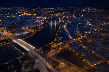 Vistas de Sevilla desde rascacielos