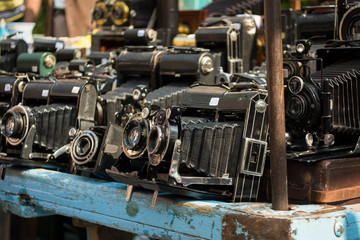  Retro cameras in Notting Hill Market