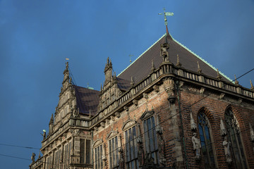 Fototapeta na wymiar City of Bremen Germany. City Hall