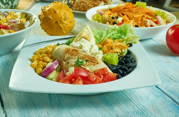 Southwest Salad with Creamy Homemade Dressing