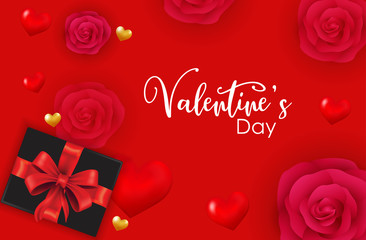 template Design Valentines Day celebration