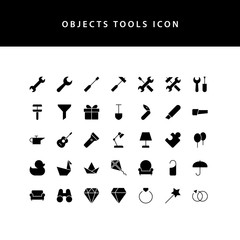 object tool glyph style icon set