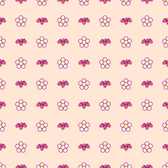 vector Cute simple seamless pattern