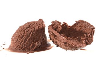 ice cream isolated on white background