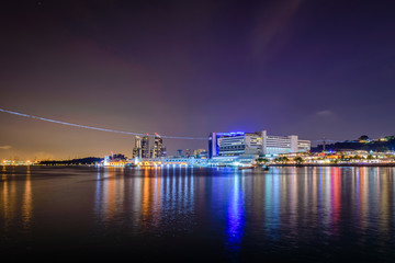 Fototapeta premium Sentosa Boardwalk by night 
