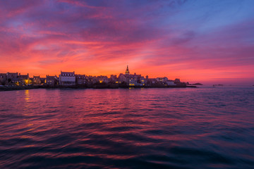 Roscoff au couché du soleil