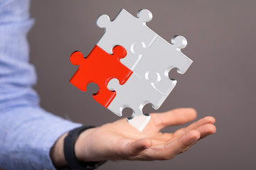 Business solutions, success and strategy, learning concept. .