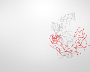 Abstract technology background in color. illustration.