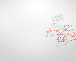 Abstract technology background in color. illustration.