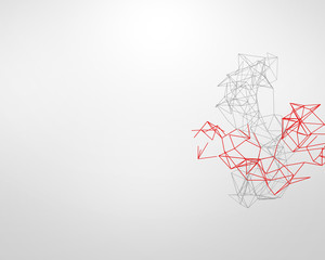 Abstract technology background in color. illustration.