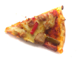 Sliced of pizza, triangle shape
