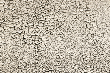 the old white paint was cracked textura