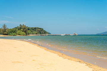 The island of Ko Phayam and the dreamlike beach named Ao Mae Mai on the east-side of the beautiful island in the Andaman sea