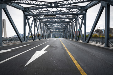 The Waibaidu Bridge in Shanghai, China