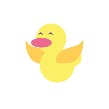 Cute duck cartoon vector design