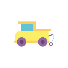 Isolated truck toy vector design