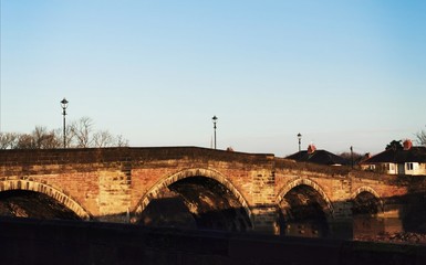 Fototapeta premium Old Penwortham Bridge, Preston 