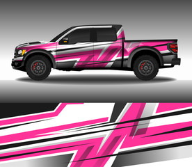 Wrap car decal design vector, custom livery race rally car vehicle sticker and tinting.