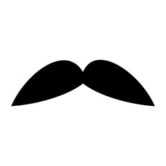 Mustache icon vector trendy design