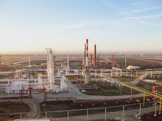 Obraz premium The oil refinery