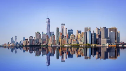 Abwaschbare Fototapete Skyline von Manhattan, New York © frank peters