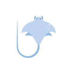 Isolated stingray animal vector design