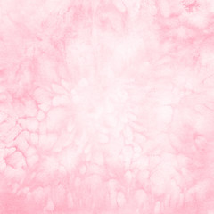 Watercolor pink background. Artistic soft light painting
