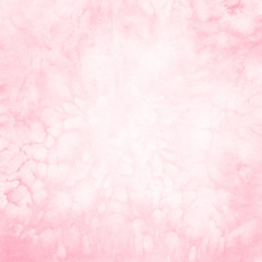 Pink watercolor handmade background. Artistic soft light painting