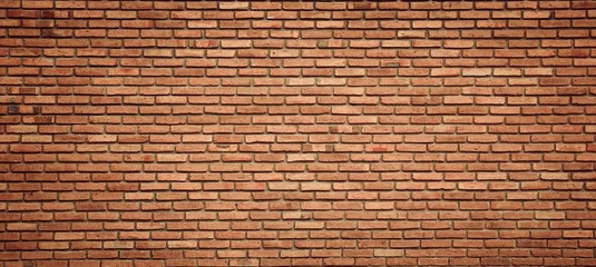 Papier Peint photo Lavable Mur de briques red brick wall texture grunge background