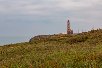 Fototapeta na wymiar Lighthouse of Sao Pedro de Moel - Portugal