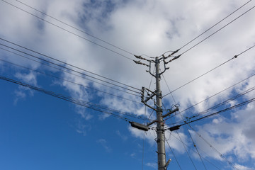 Obraz premium 電柱