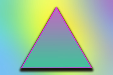 Fototapeta premium An abstract triangle shaped gradient background image.