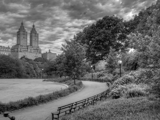 Central Park, New York City at the lake