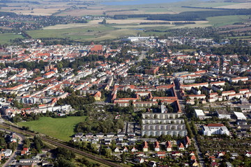Fototapeta na wymiar Greifswald, Fleischervorstadt - Südstadt 2014