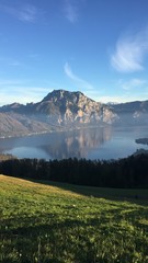 Berg Traunstein Landschaft Austria