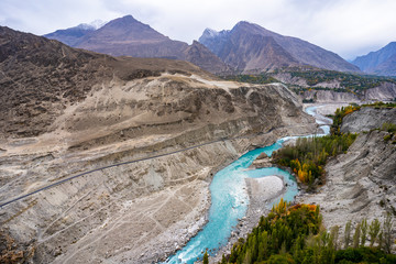 Scenery of Hunza Valley